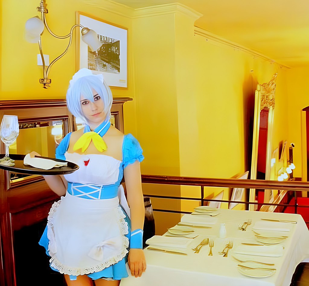 Ayanami Rei Maid — cosplay by Alastor Cosplay